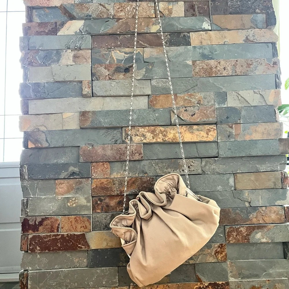 Call It Spring Tan Ruffle Shoulder Bag - Picture 3 of 9